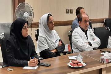گزارش تصویری دیدار رئیس دانشگاه با نمایندگان پرسنل بخش ها و واحدهای مختلف بیمارستان شهید بهشتی 